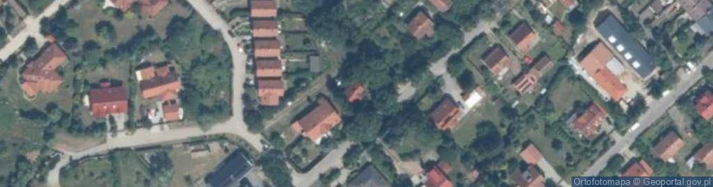 Zdjęcie satelitarne Łabędzia ul.