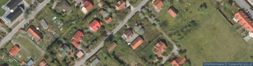 Zdjęcie satelitarne Łabędzia ul.