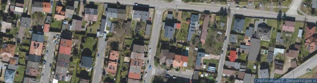 Zdjęcie satelitarne Lawendowa ul.