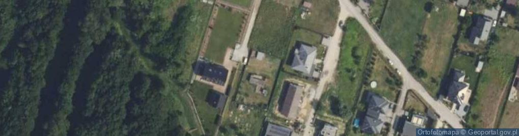 Zdjęcie satelitarne Łabędzia ul.