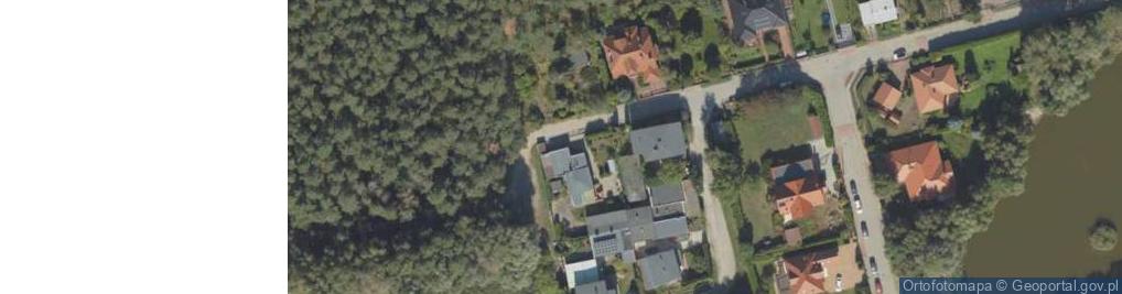 Zdjęcie satelitarne Łabędzia ul.