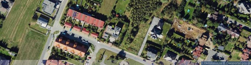 Zdjęcie satelitarne Łabędzia ul.