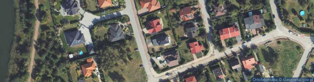 Zdjęcie satelitarne Łabędzia ul.