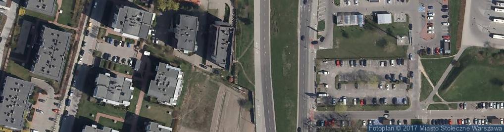 Zdjęcie satelitarne Lazurowa ul.