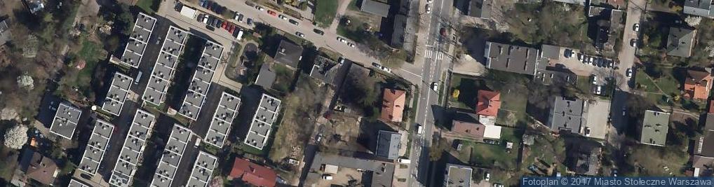 Zdjęcie satelitarne Łamana ul.