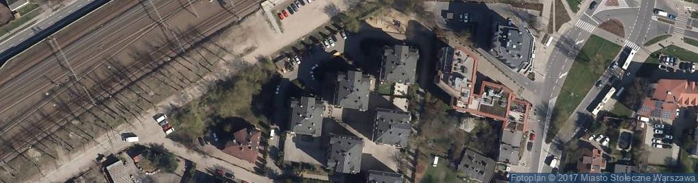 Zdjęcie satelitarne Łamana ul.