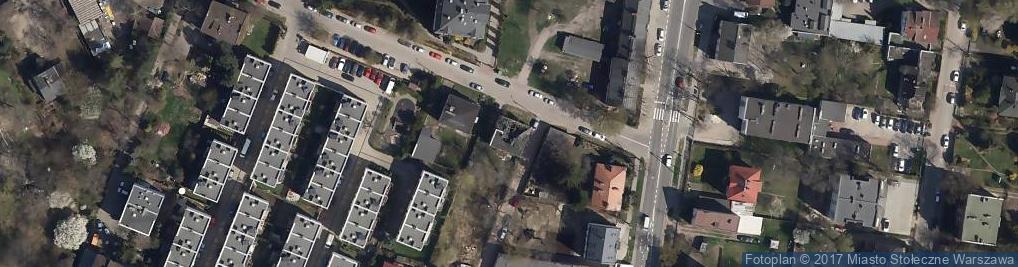 Zdjęcie satelitarne Łamana ul.
