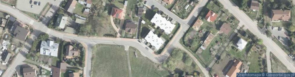 Zdjęcie satelitarne Łamana ul.