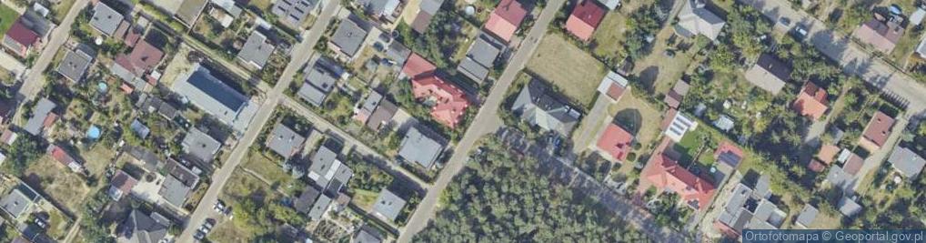 Zdjęcie satelitarne Łabędzia ul.