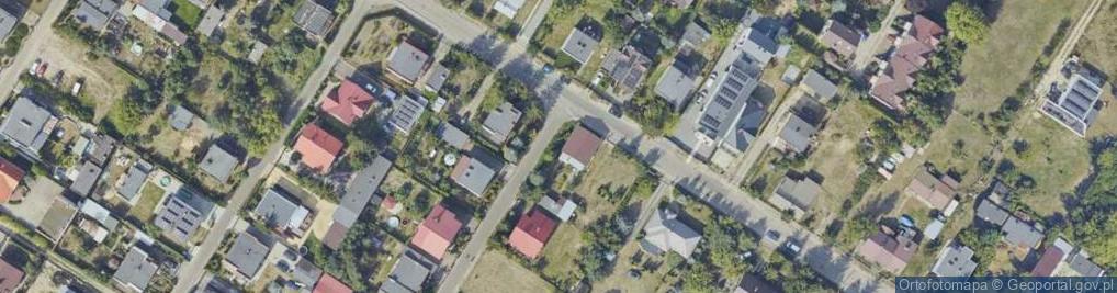 Zdjęcie satelitarne Łabędzia ul.