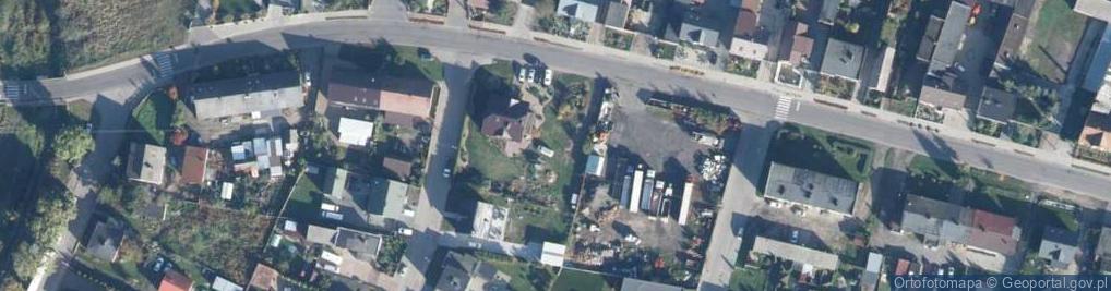 Zdjęcie satelitarne Łagiewska ul.