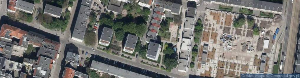 Zdjęcie satelitarne Łaciarska ul.