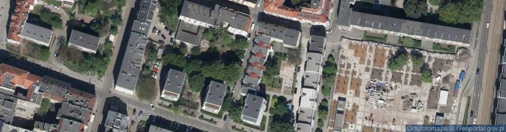 Zdjęcie satelitarne Łaciarska ul.
