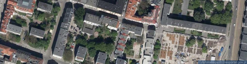 Zdjęcie satelitarne Łaciarska ul.
