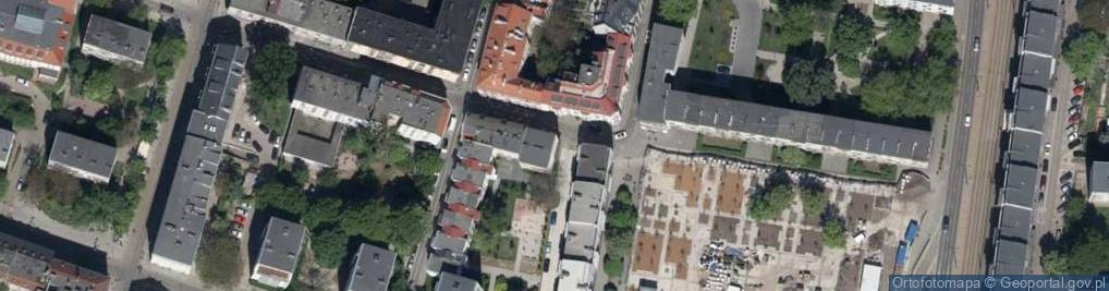 Zdjęcie satelitarne Łaciarska ul.