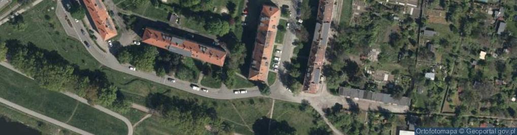 Zdjęcie satelitarne Łąka Mazurska ul.