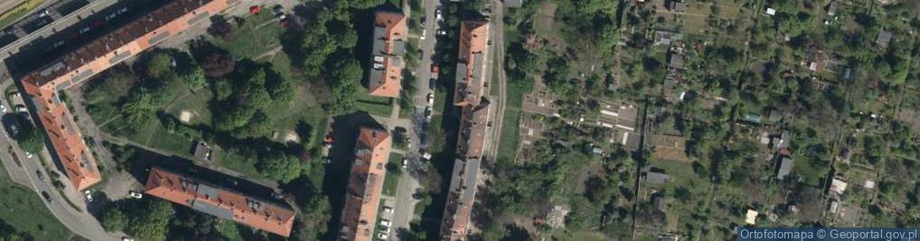 Zdjęcie satelitarne Łąka Mazurska ul.