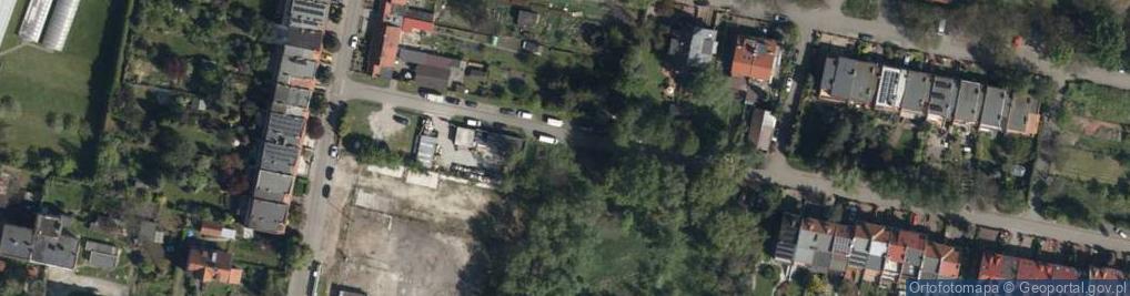 Zdjęcie satelitarne Lazurowa ul.
