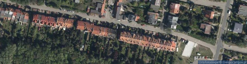 Zdjęcie satelitarne Lazurowa ul.