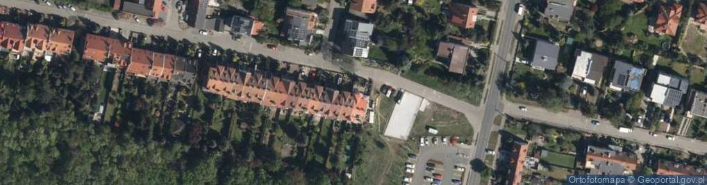 Zdjęcie satelitarne Lazurowa ul.
