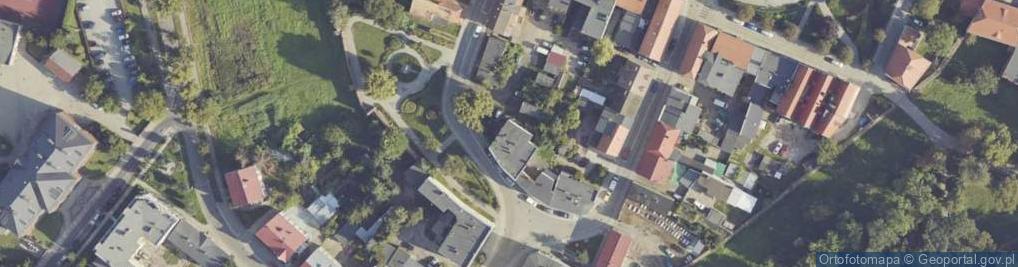 Zdjęcie satelitarne Łazienna ul.