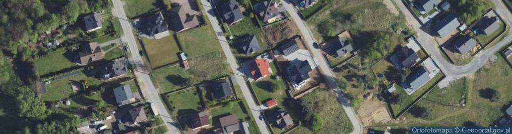 Zdjęcie satelitarne Łabędzia ul.