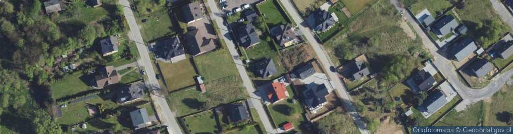Zdjęcie satelitarne Łabędzia ul.