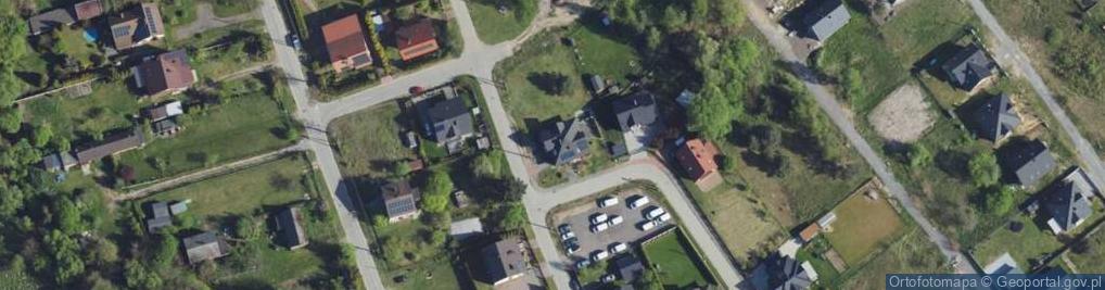 Zdjęcie satelitarne Łabędzia ul.