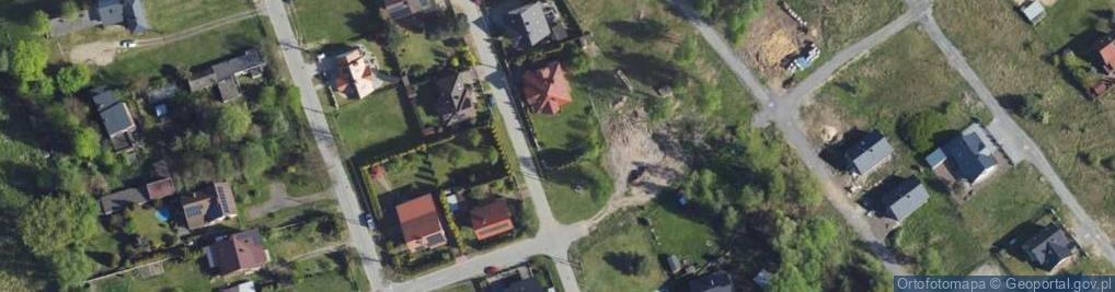 Zdjęcie satelitarne Łabędzia ul.
