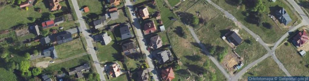 Zdjęcie satelitarne Łabędzia ul.