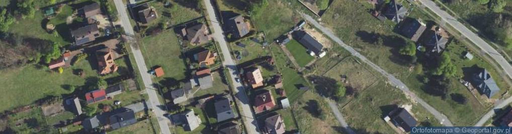 Zdjęcie satelitarne Łabędzia ul.