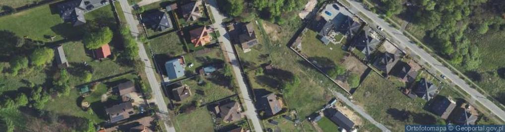 Zdjęcie satelitarne Łabędzia ul.
