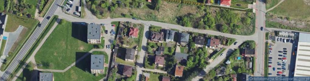 Zdjęcie satelitarne Ładna ul.