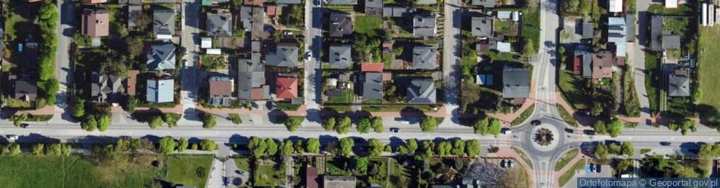 Zdjęcie satelitarne Łaska ul.