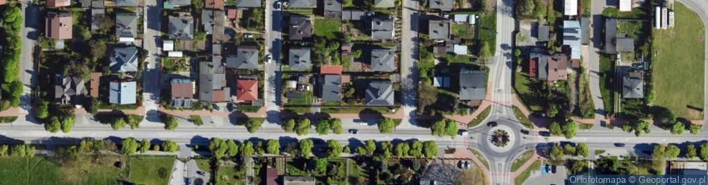 Zdjęcie satelitarne Łaska ul.