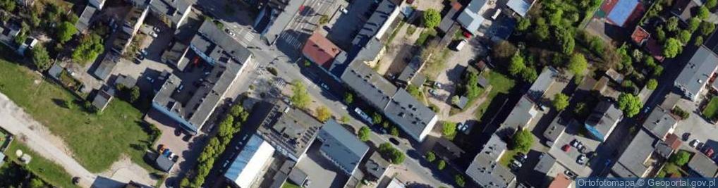 Zdjęcie satelitarne Łaska ul.