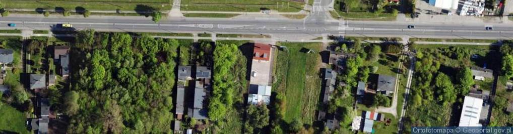 Zdjęcie satelitarne Łaska ul.
