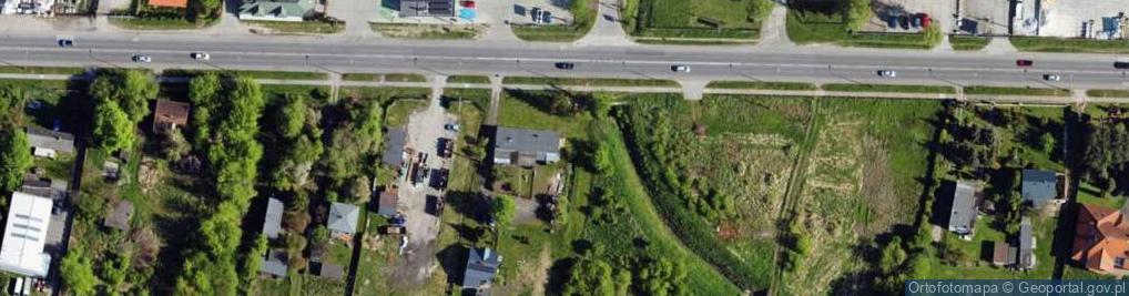 Zdjęcie satelitarne Łaska ul.
