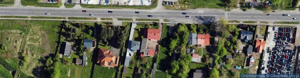 Zdjęcie satelitarne Łaska ul.