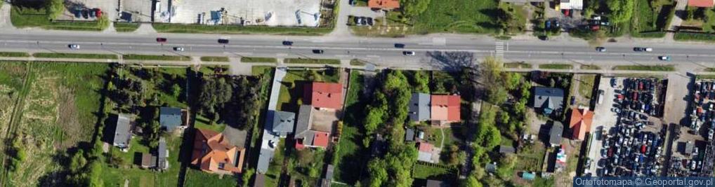 Zdjęcie satelitarne Łaska ul.