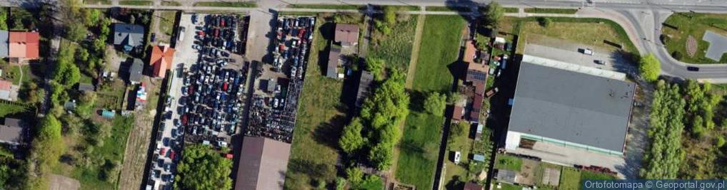 Zdjęcie satelitarne Łaska ul.