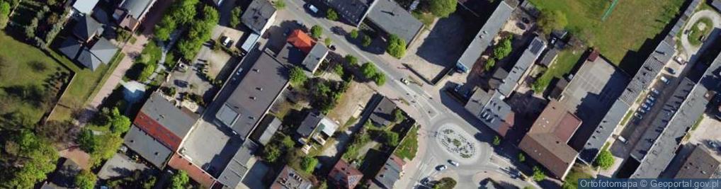 Zdjęcie satelitarne Łaska ul.