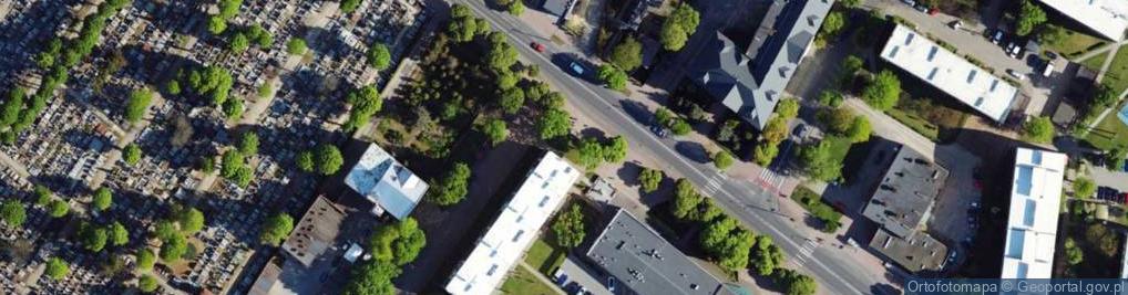 Zdjęcie satelitarne Łaska ul.