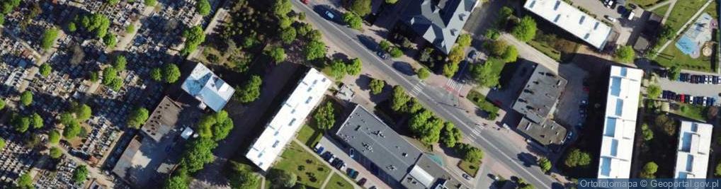 Zdjęcie satelitarne Łaska ul.