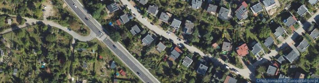 Zdjęcie satelitarne Łabędzia ul.