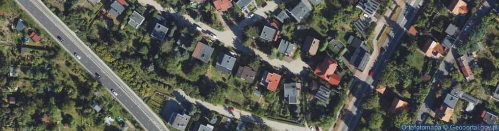 Zdjęcie satelitarne Łabędzia ul.