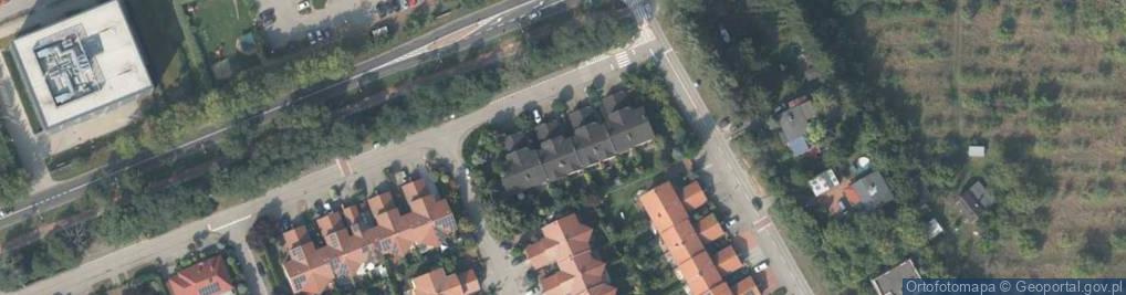 Zdjęcie satelitarne Łabędzia ul.