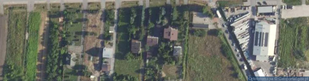 Zdjęcie satelitarne Łąki ul.