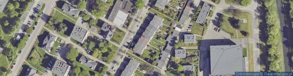 Zdjęcie satelitarne Legionów ul.