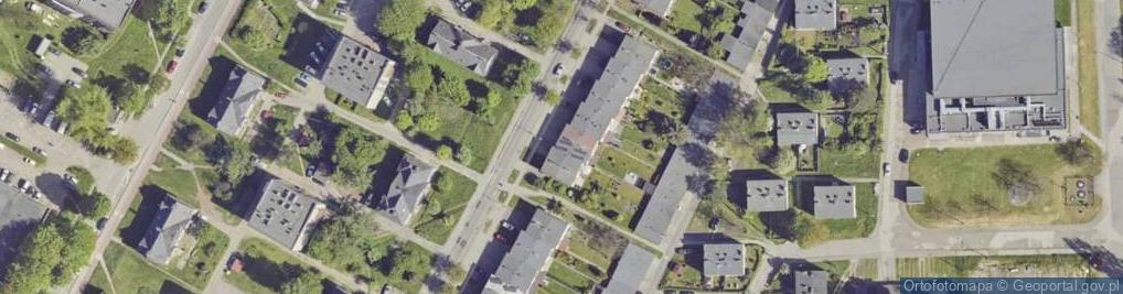 Zdjęcie satelitarne Legionów ul.